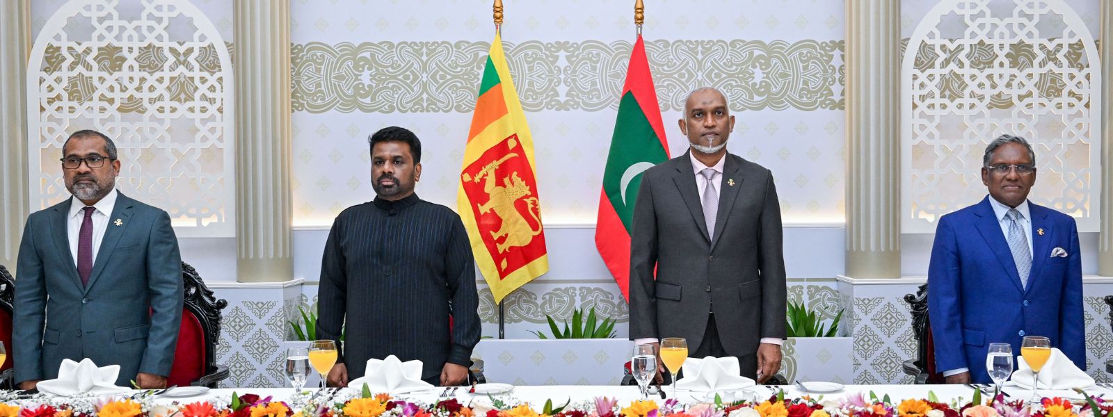Muizzu Hosts Dissanayake in Grand State Banquet